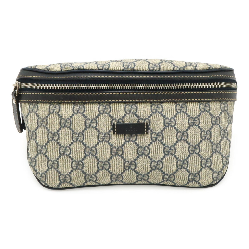 GUCCI Blue Leather Pouch